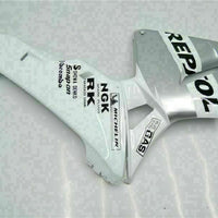 MSA Injection Mold White Silver Fairing Fit for Honda 2003-2004 CBR600RR u082