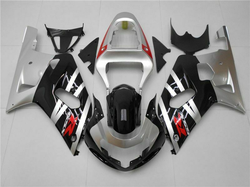 NT Fairing Fit for Suzuki 2001-2003 GSXR600/750 W002- Msb Silver | ABS Injection