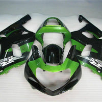 NT Injection Green Black Fairing Fit for  2001-2003 GSXR 600 750 N072