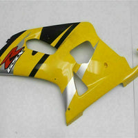 MSB Injection  Mold Yellow Fairing Fit for  2001-2003 GSXR 600 750 n017