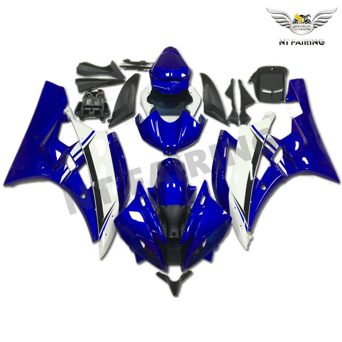 MSB Injection Mold Kit Blue Plastic Fairing Fit for Yamaha 2006-2007 YZF R6 g003