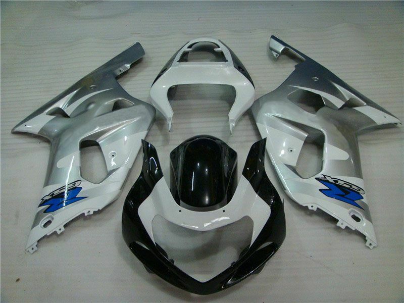NT Fairing Fit for Suzuki 2001-2003 GSXR600/750 L069- Msb Silver Black | ABS Injection