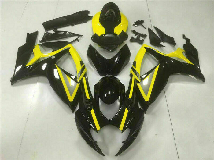 MSB Injection Mold Black Fairing Fit for  2006 2007 GSXR 600 750 n038
