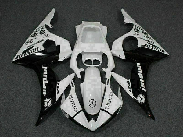 MS Injection Set White Fairing Fit for Yamaha YZF 2003-2005 R6 & 06-09 R6S g047