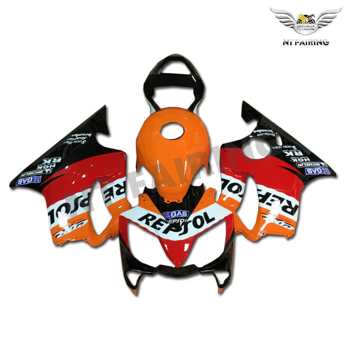 US STOCK NT Injection Mold Fairing Orange Fit for Honda 2001-2003 CBR600 F4I T054 Available in CA