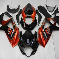 NT Injection Mold Brown Black Fairing Kit Fit for  2007-2008 GSXR1000 N001