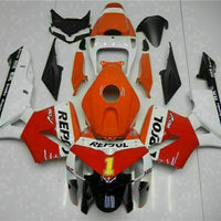 MSA Injection Mold Fairing Fit for Honda 2005-2006 CBR600RR Set Orange u098