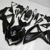MSB Injection Mold Black Fairing Set Fit for  2008-2010 GSXR 600 750 n059