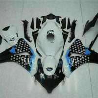 MS Injection White Black New Set Fairing Fit for Honda 2008-2011 CBR1000RR u078