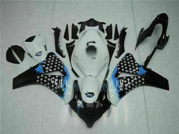 MS Injection White Black New Set Fairing Fit for Honda 2008-2011 CBR1000RR u078