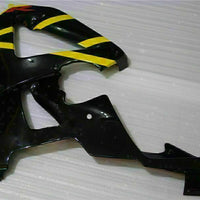 MS Injection Fairing  Black Yellow Kit Fit for ABS Honda CBR929RR 2000-2001 u06