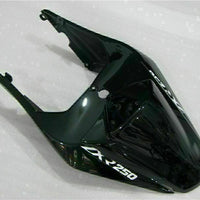 MS Fit for  2008-2012 EX250 250R Plastic Black Injection Fairing t037-T