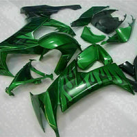 MSA Fit for  2008-2010 ZX10R ZX-10R ABS Green Black Injection Fairing s001-T