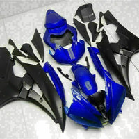 MS Injection Mold Blue Black Kit Fairing Fit for Yamaha 2006-2007 YZF R6 g011