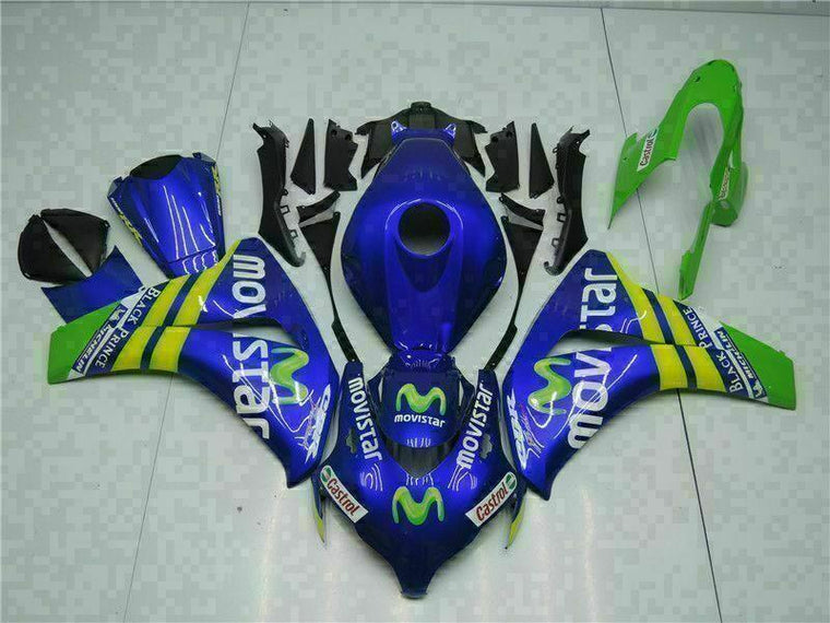 NT Fairing Fit for Honda 2008-2011 CBR1000RR U075- Green Blue | ABS Injection
