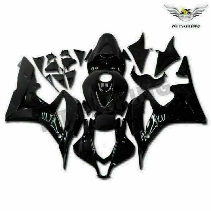 MSA Injection Mold Glossy Black Fairing Fit for Honda 2007-2008 CBR600RR WTH v069