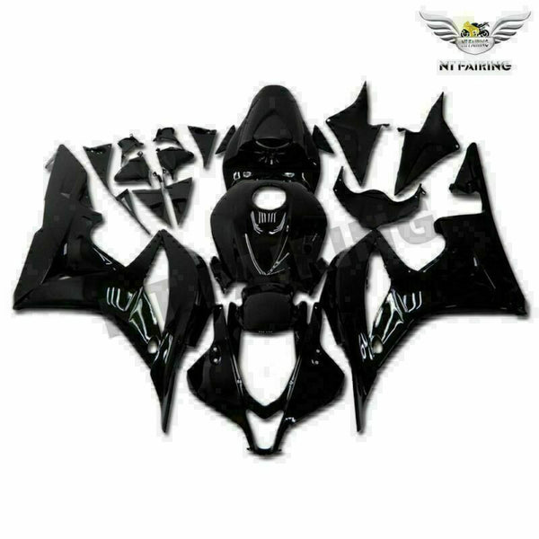MSA Injection Mold Glossy Black Fairing Fit for Honda 2007-2008 CBR600RR WTH v069