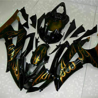 MS Injection Mold Black Fairing ABS Kit Fit for Yamaha 2008-2016 YZF R6 g011