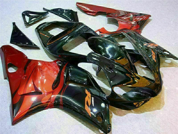 MSB Injection Mold Kit Red Plastic Fairing Fit for Yamaha 2000-2001 YZF R1 g023