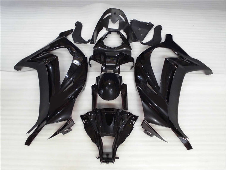 NT Fairing Fit for Kawasaki 2011-2015 ZX-10R N002- Glossy Matte Black | ABS Injection, US Stock