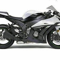 NT Aftermarket Injection ABS Plastic Fairing Fit for ZX10R 2011-2015 Black White N005