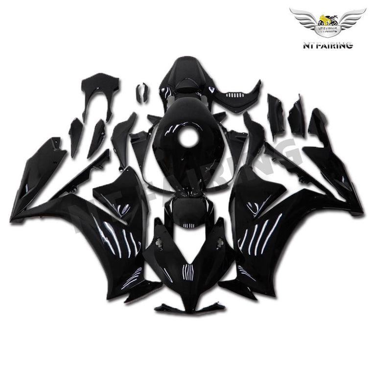 US STOCK NT Aftermarket Injection ABS Plastic Fairing Fit for CBR1000RR 2012-2016 Glossy Black N003 Available in CA