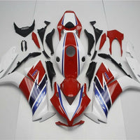 US STOCK NT Aftermarket Injection ABS Plastic Fairing Fit for CBR1000RR 2012-2016 Red White Blue N026 Available in CA