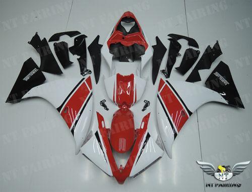 NT Aftermarket Injection ABS Plastic Fairing Fit for YZF R1 2012-2014 White Red Black N019