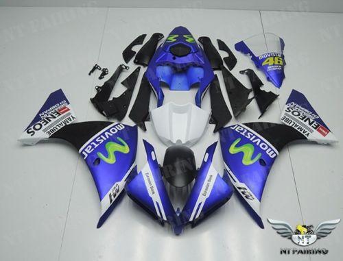 NT Fairing Fit for Yamaha 2012-2014 YZF-R1 N002- Blue White Black | ABS Injection