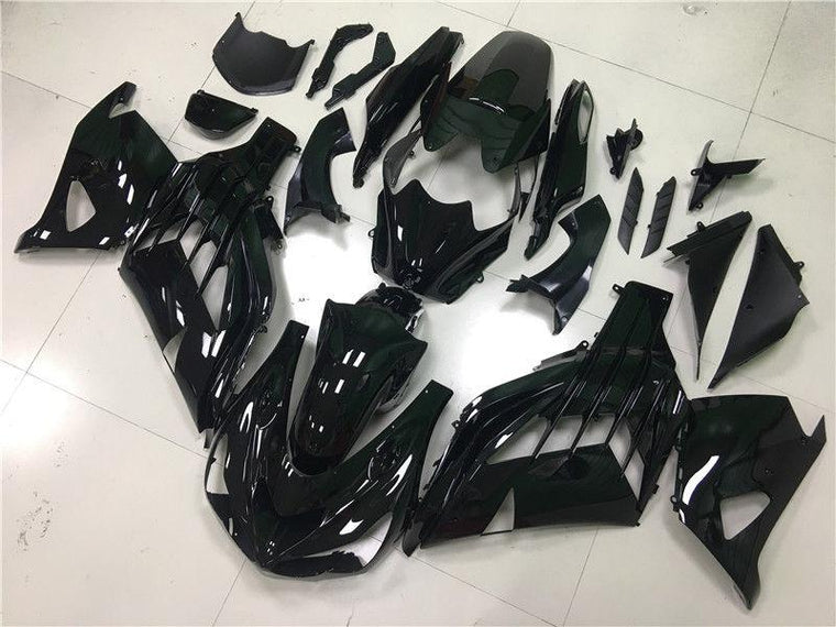 NT Fairing Fit for Kawasaki 2012-2026 ZX-14R N005- Glossy Black | ABS Injection, US Stock