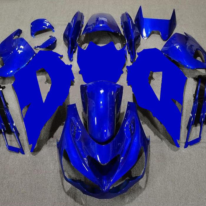 NT Aftermarket Injection ABS Plastic Fairing Fit for ZX14R 2012-2024 Blue Black N0001