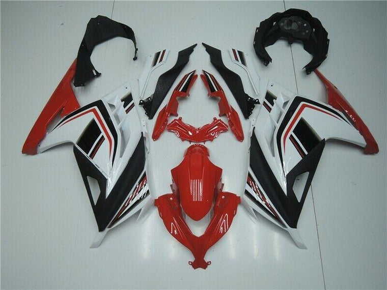 NT Fairing Fit for Kawasaki 2013-2017 EX300 N005- Red White Black | ABS Injection