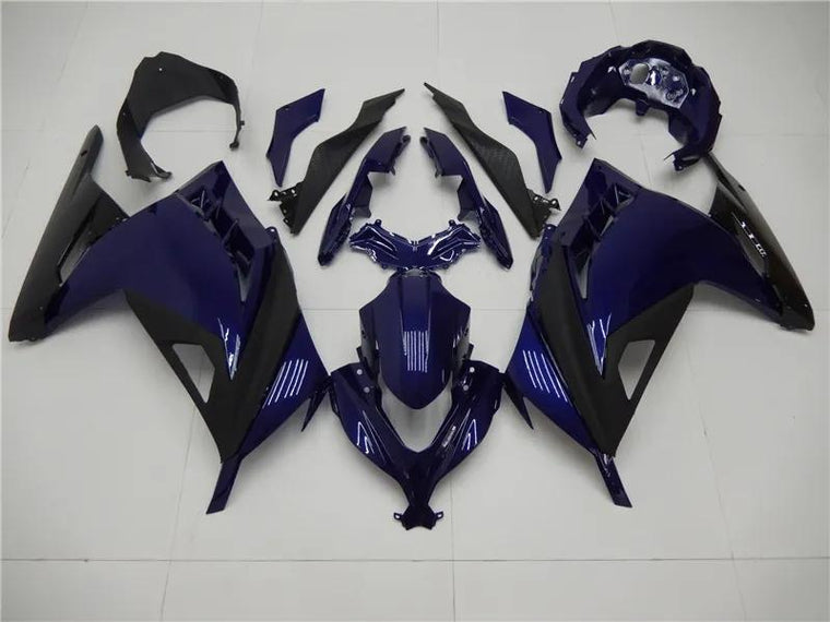 NT Fairing Fit for Kawasaki 2013-2017 EX300 N008- Blue Black | ABS Injection