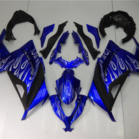 NT Aftermarket Injection ABS Plastic Fairing Fit for EX300 2013-2017 Blue White Black N009