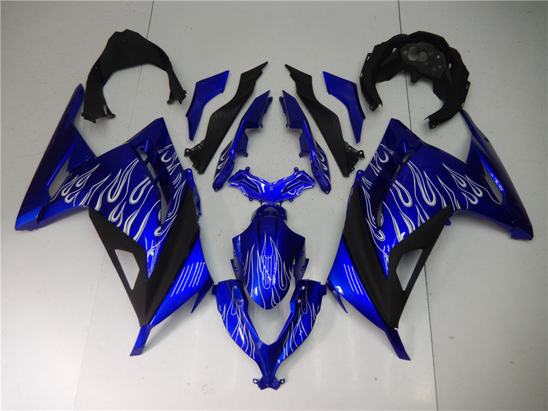 NT Fairing Fit for Kawasaki 2013-2017 EX300 N009- Blue White Black | ABS Injection