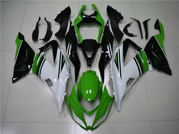 NT Aftermarket Injection ABS Plastic Fairing Fit for ZX6R 636 2013-2018 Green White Black N005