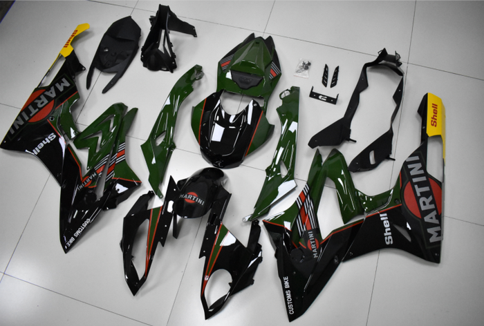 Fit for BMW 2015-2016 S1000RR Green Black Injection Mold Fairing Plastic N001