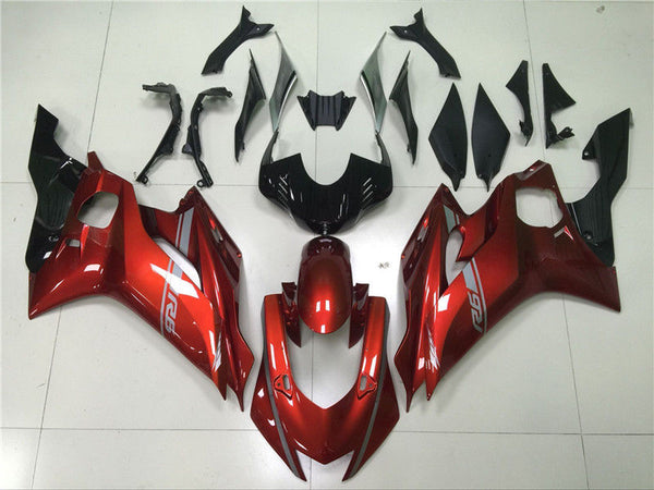 NT Aftermarket Injection ABS Plastic Fairing Fit for YZF R6 2017-2023 Red N005