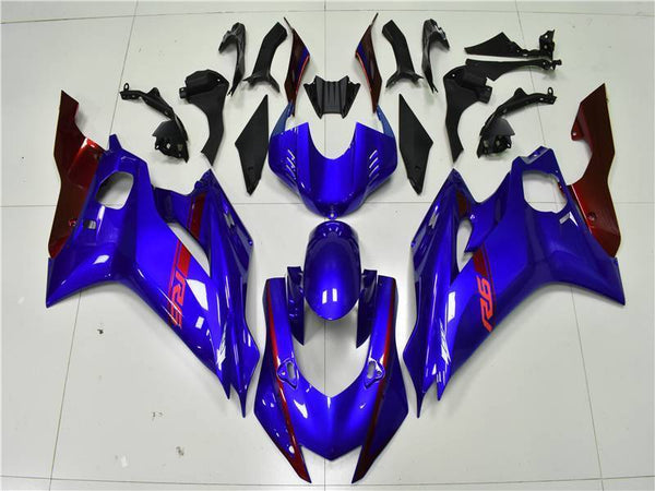 NT Aftermarket Injection ABS Plastic Fairing Fit for YZF R6 2017-2023 Blue Red N007