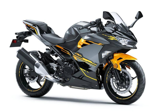 NT Aftermarket Injection ABS Plastic Fairing Fit for EX400 2018-2023 Gray Orange Black N0001
