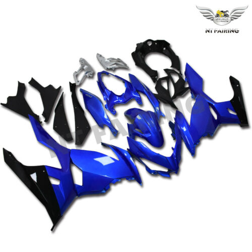 NT Aftermarket Injection ABS Plastic Fairing Fit for EX400 2018-2023 Blue Black N002