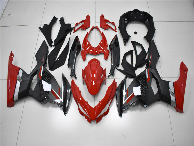 US STOCK NT Aftermarket Injection ABS Plastic Fairing Fit for EX400 2018-2023 Red Black N003 Available in CA