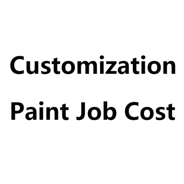 Customization Paint Job Cost