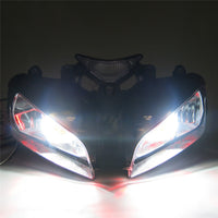 Front Motorcycle Headlight HALO Red Angel Eye Fit Honda 2004-2007 CBR1000RR