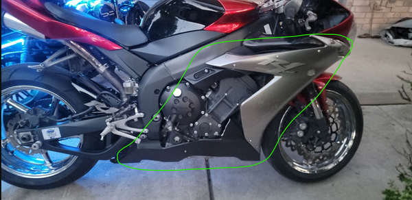 NT Aftermarket Injection Fairing Kit Fit for YZF R1 2004-2006 Custom Right Side