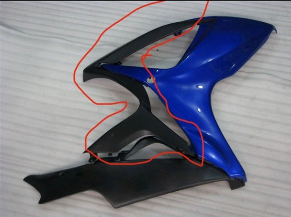 NT Aftermarket Injection ABS Plastic Part Fairing Fit for GSXR 600/750 2006-2007