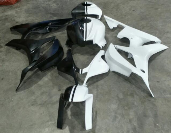 NT Aftermarket Injection ABS Plastic Fairing Fit for CBR600RR 2007-2008 Black White N2070