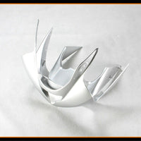 NT Aftermarket Injection ABS Plastic Fairing Fit for ZX6R 636 2003-2004 Silver N016
