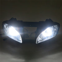 Front Motorcycle Headlight HALO Red Angel Eye Fit Yamaha 2008-2016 YZF R6