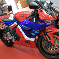 NT-FAIRING Fairing Kit Fit for HONDA Blue Red 2001 02 03 04 05 06 07 08 09 10 11 12 13 14 15 16 17 18 19 20 21 22 23 24 25 CBR600F4I  CBR600RR CBR1000RR CBR929RR CBR954RR Injection Mold ABS New Color Scheme(2020 CBR1000RR-R Color Scheme)